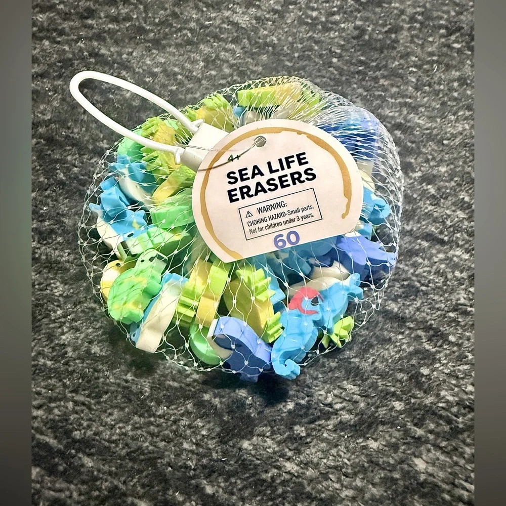 Ocean Life Mini Erasers - Set of 30